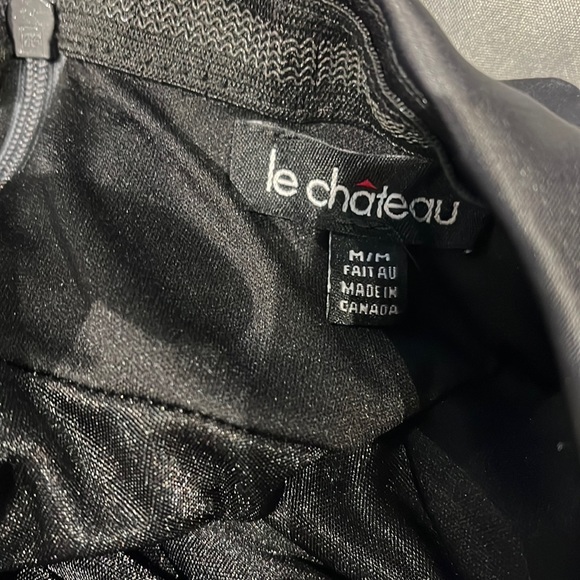 Women’s halter satin ruched cocktail dress from Le Chateau - Picture 7 of 9